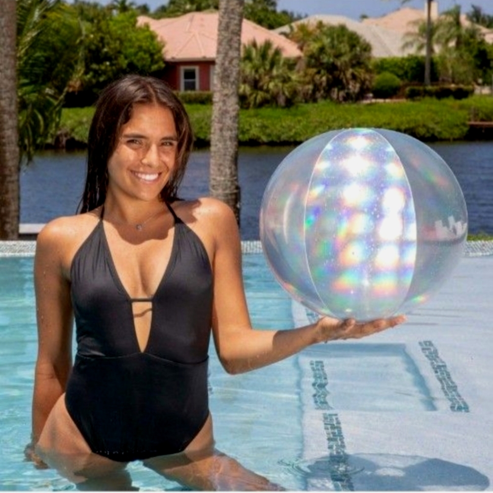 Brand New Pool Candy Holographic Jumbo Beach Ball ⛱️